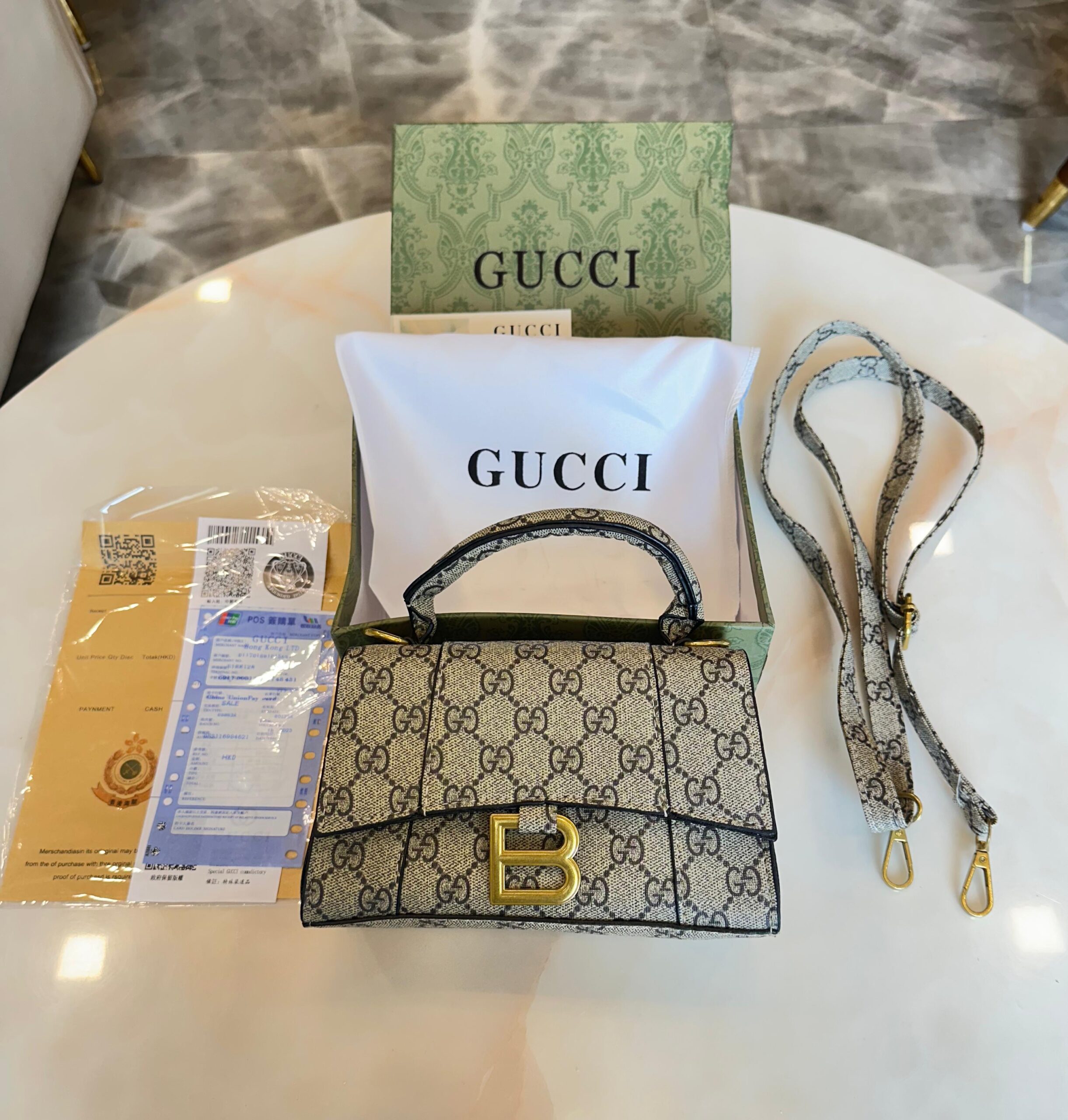 FIRST COPY GUCCI X BALENCIAGA BAG - Image 3