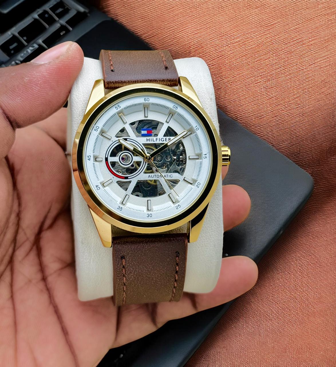 FIRST COPY HILFIGER FULLY AUTOMATIC WATCH FOR Mens