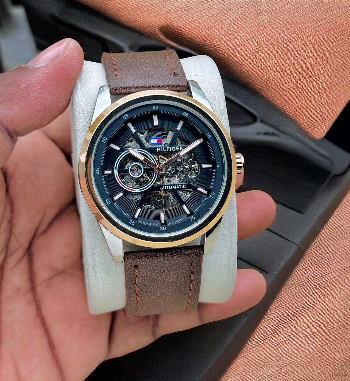 FIRST COPY HILFIGER FULLY AUTOMATIC WATCH FOR Mens - Image 2