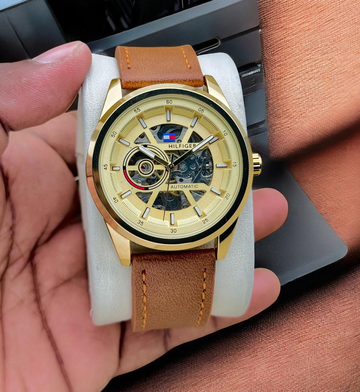 FIRST COPY HILFIGER FULLY AUTOMATIC WATCH FOR Mens - Image 3