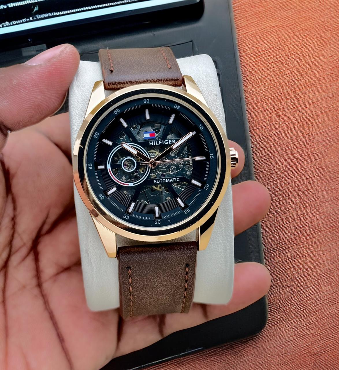 FIRST COPY HILFIGER FULLY AUTOMATIC WATCH FOR Mens - Image 4