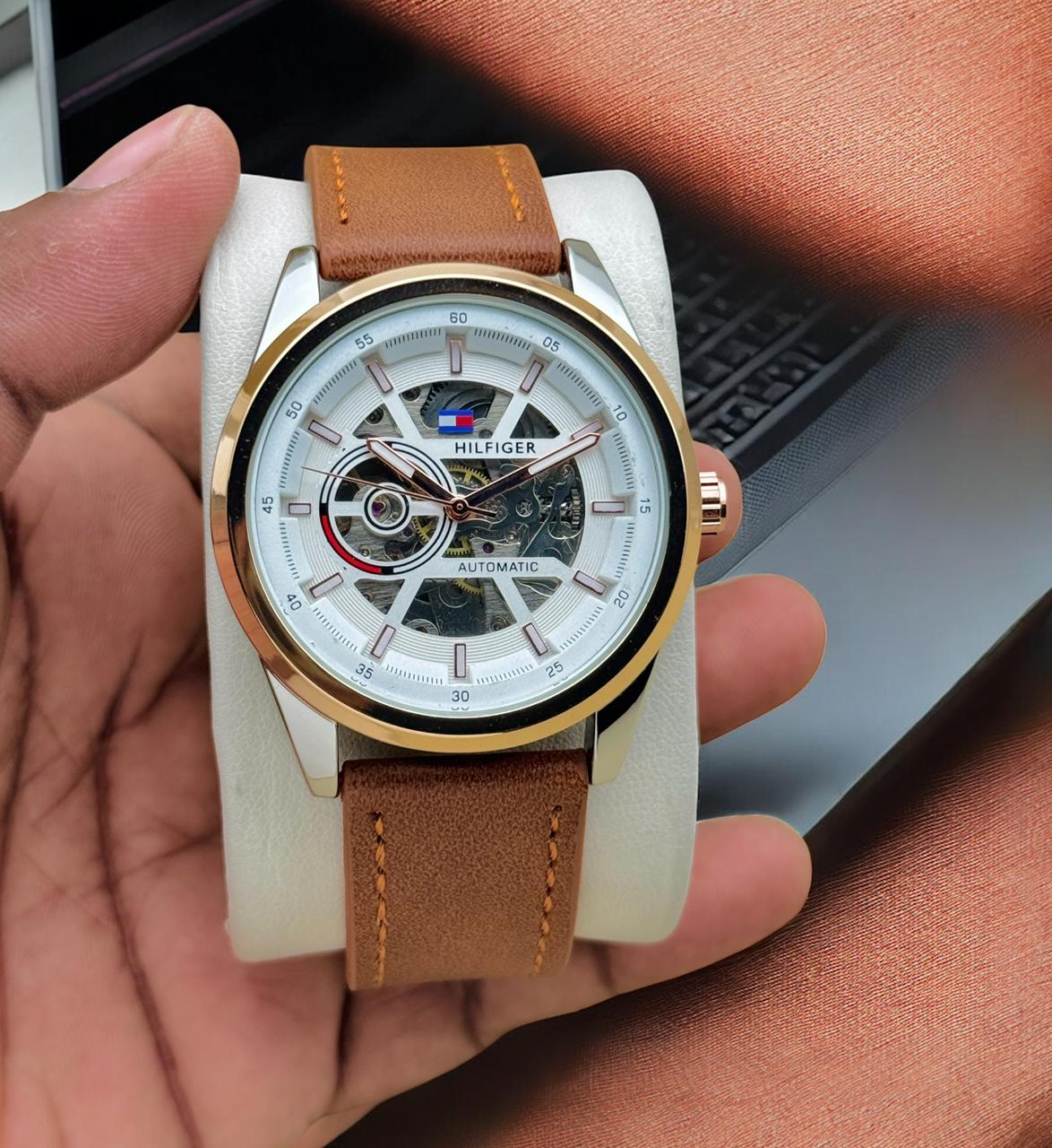 FIRST COPY HILFIGER FULLY AUTOMATIC WATCH FOR Mens - Image 5