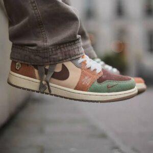 FIRST COPY JORDAN RETRO 1 LOW VOODOO SHOES FOR MEN