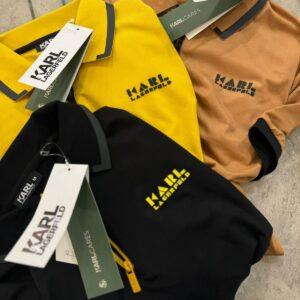 FIRST COPY KARL LAGERFELD COTTON FABRIC POLOS T-SHIRT FOR MEN