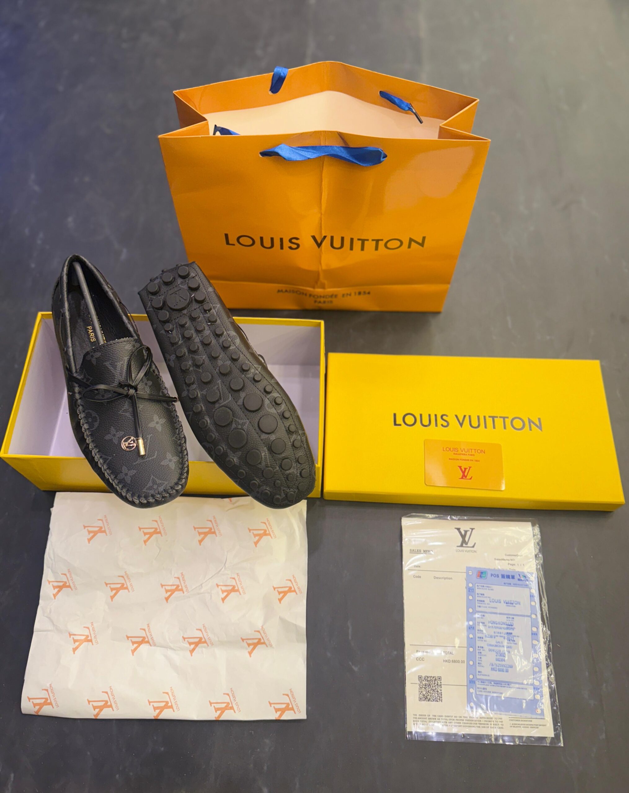 FIRST COPY LOUIS VUITTON MOCCASIN WHITE - Image 5