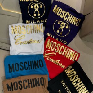 FIRST COPY MOSCHINO LADIES CREWS LYCRA TEES