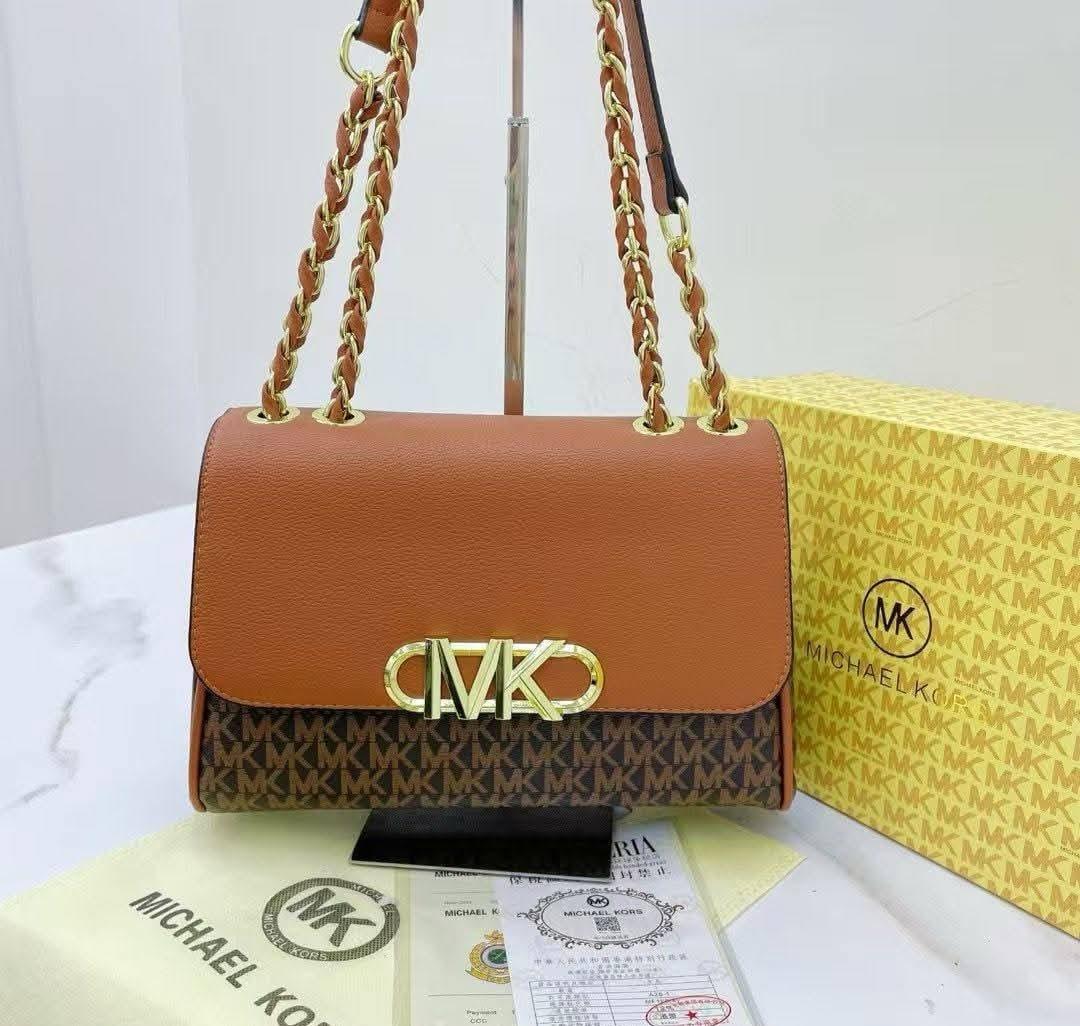 FIRST COPY Michael Kors Parker Large Leather Shoulder Bag