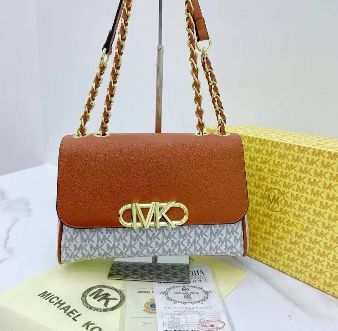 FIRST COPY Michael Kors Parker Large Leather Shoulder Bag - Image 2