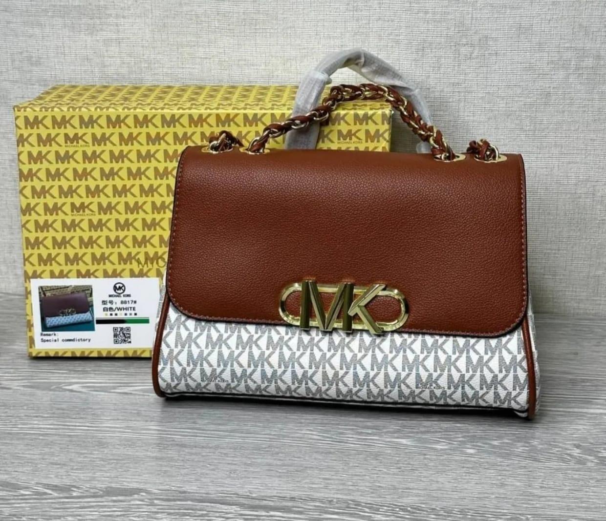 FIRST COPY Michael Kors Parker Large Leather Shoulder Bag - Image 3