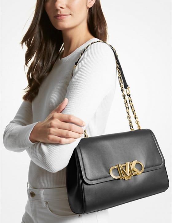 FIRST COPY Michael Kors Parker Large Leather Shoulder Bag - Image 8