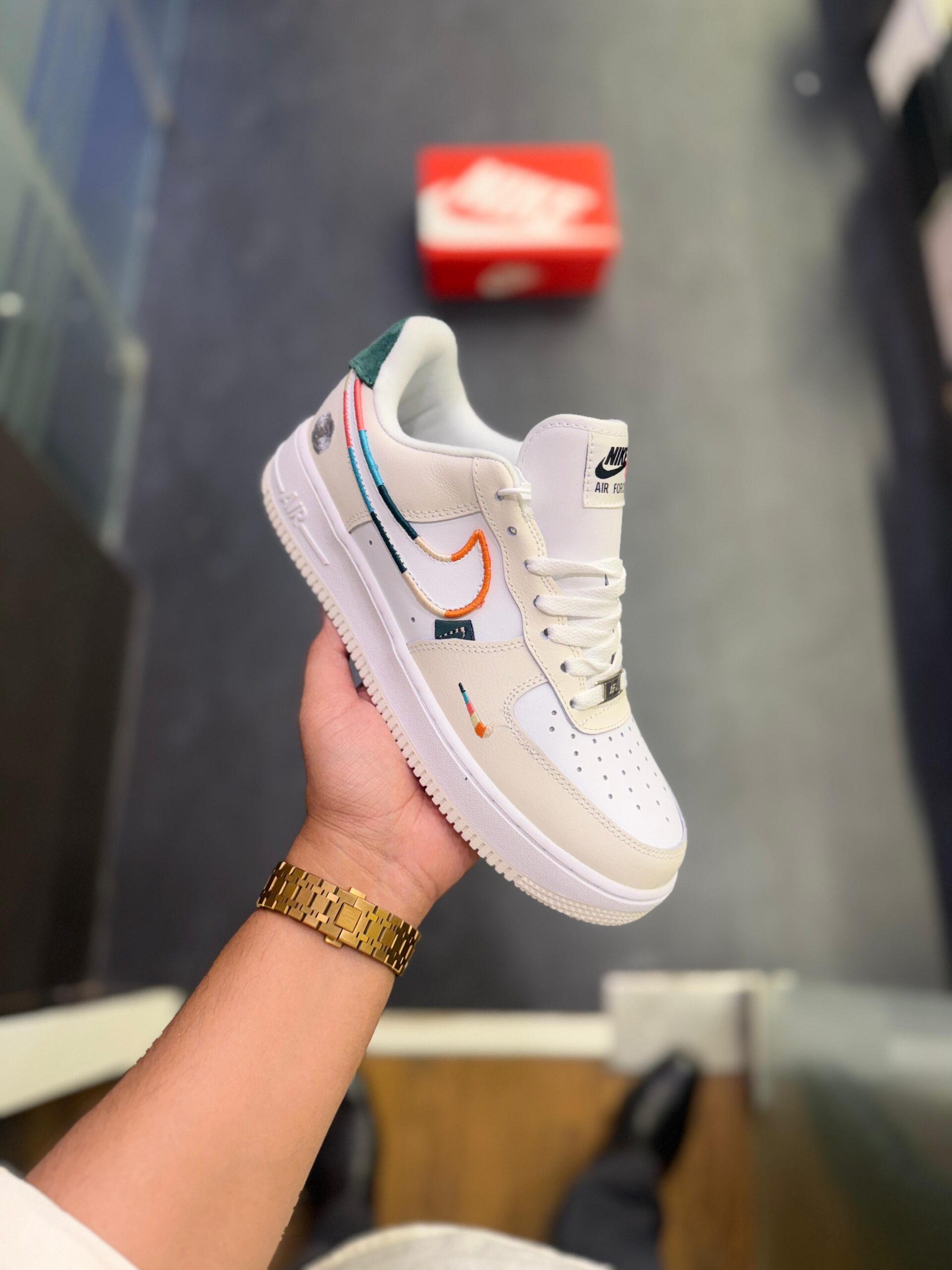 FIRST COPY NIKE AIRFORCE ALL PETALS UNITED WHITE - Image 4