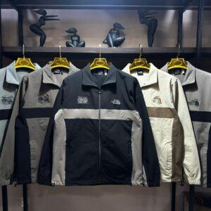 FIRST COPY NORTH FACE Nylon crush terry lycra dobby