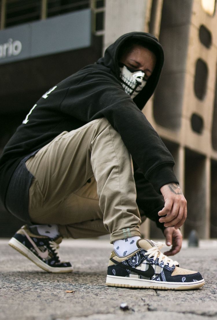 FIRST COPY Nike Jordan SB Dunk X Travis Scott Cactus Jack - Image 3