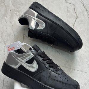 FIRST COPY Nike airforce originals black matelic shoes for men