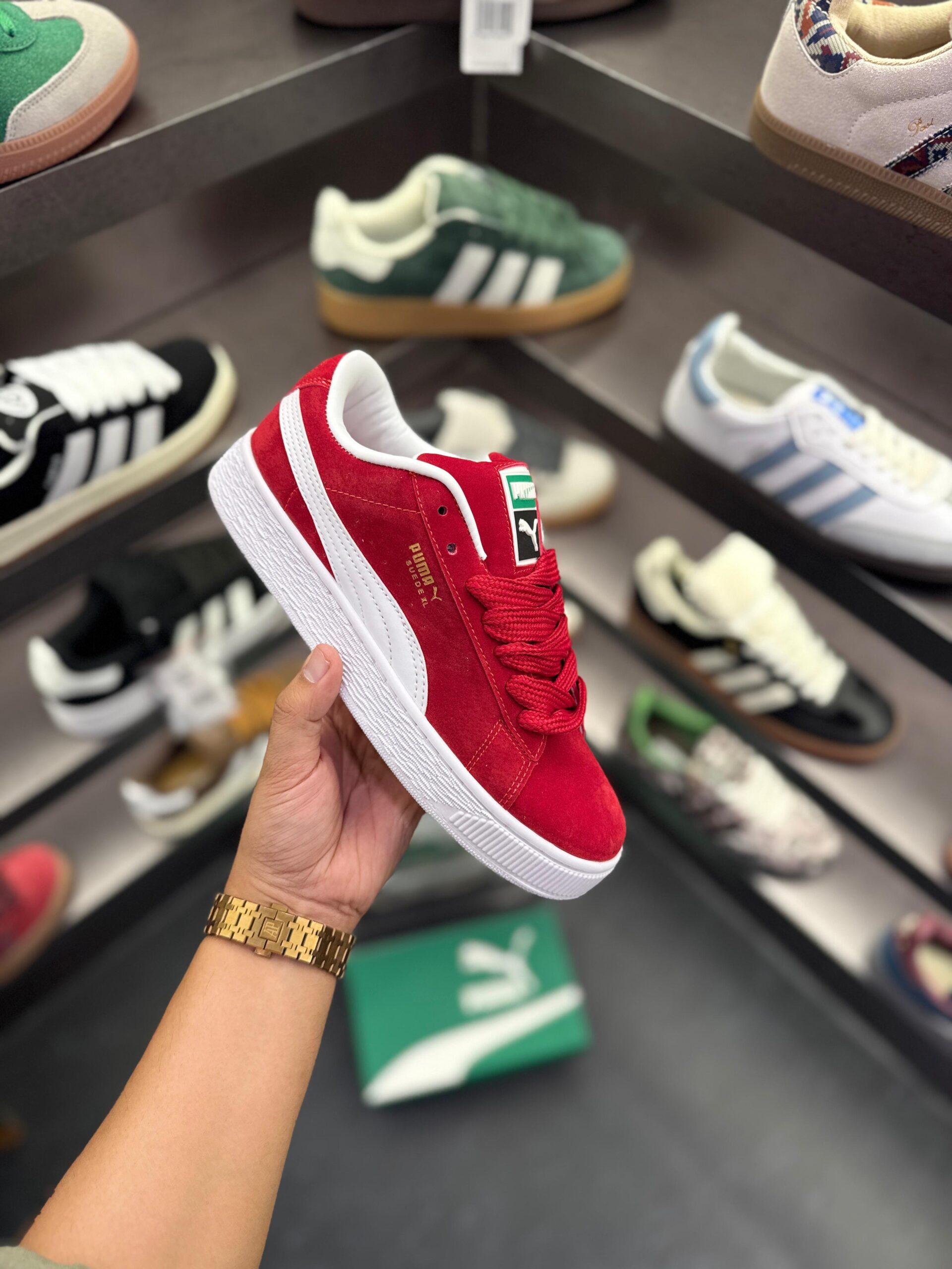 FIRST COPY PUMA CLASSIC SUEDE XL RED