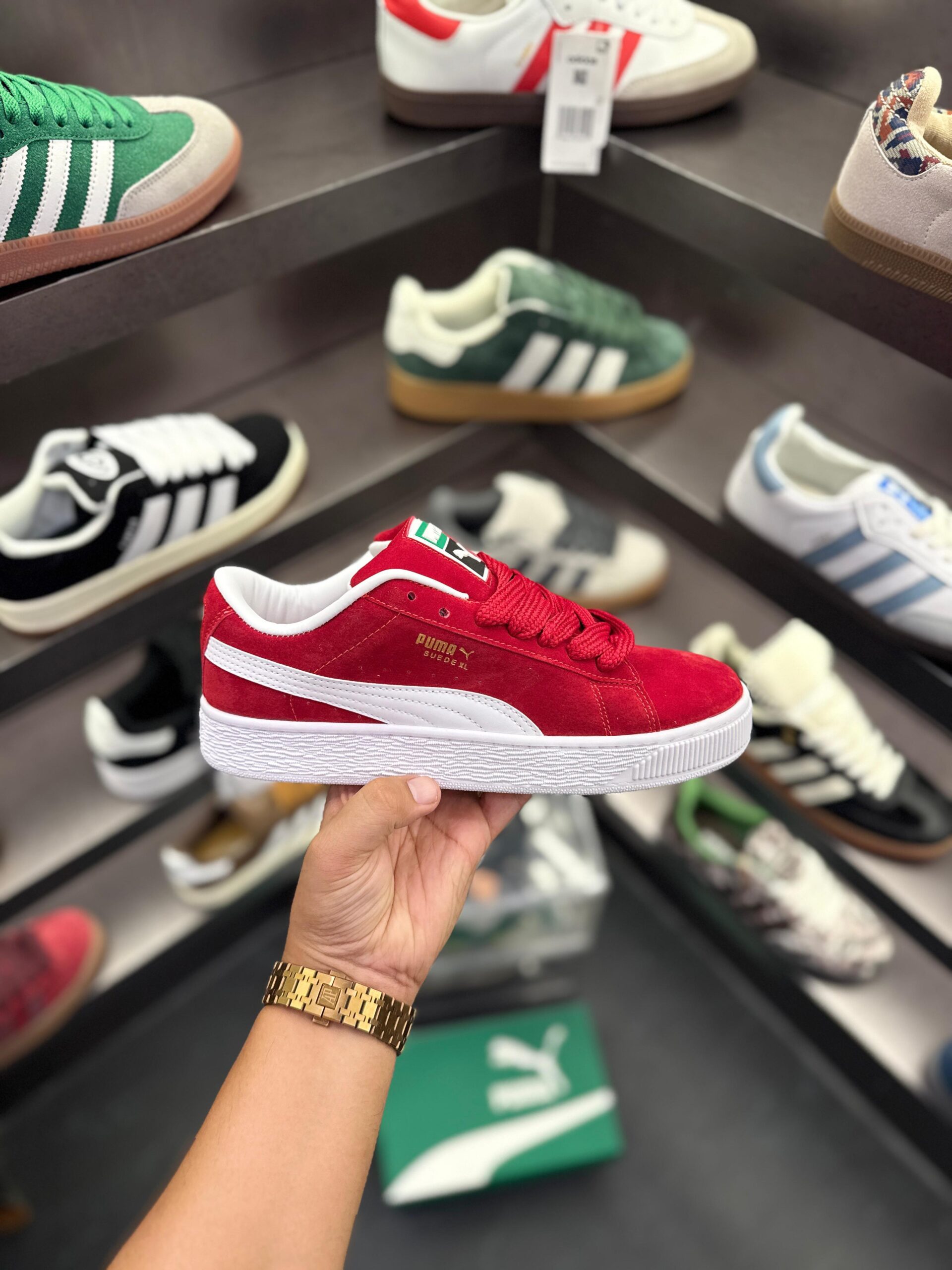 FIRST COPY PUMA CLASSIC SUEDE XL RED - Image 3