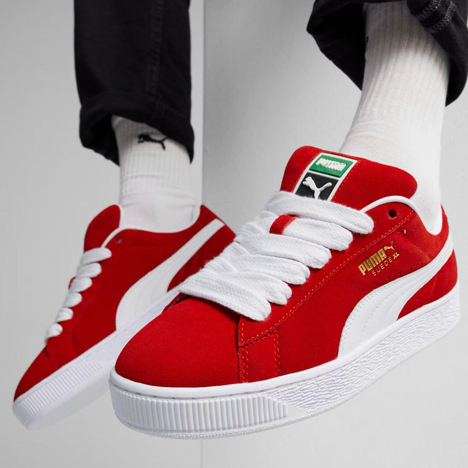 FIRST COPY PUMA CLASSIC SUEDE XL RED - Image 4
