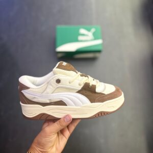 FIRST COPY PUMA SUEDE 180 BROWN SHOES
