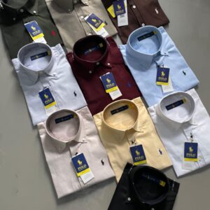 FIRST COPY Ralph Lauren premium logo shirts oxford coton