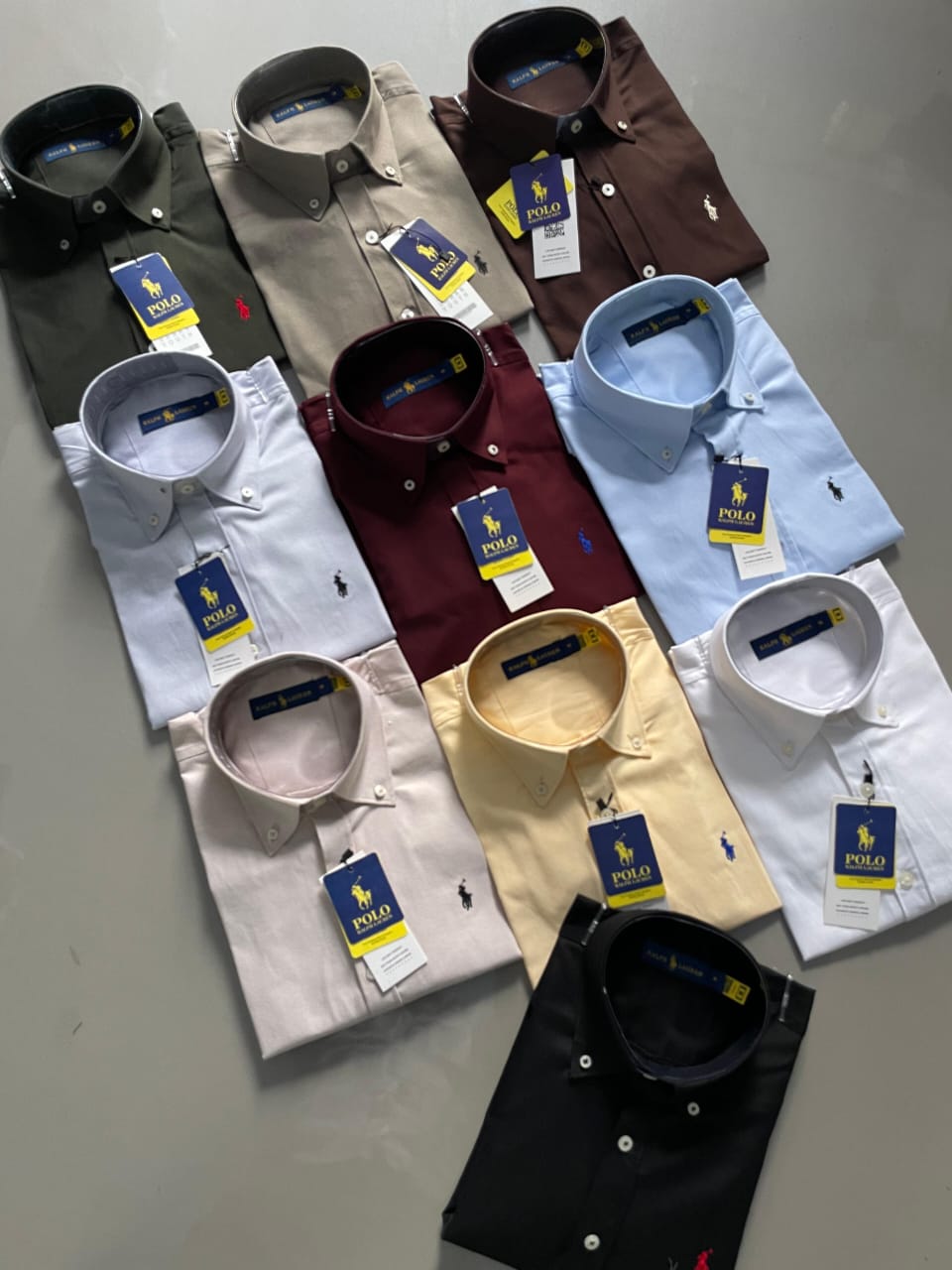 FIRST COPY Ralph Lauren premium logo shirts oxford coton