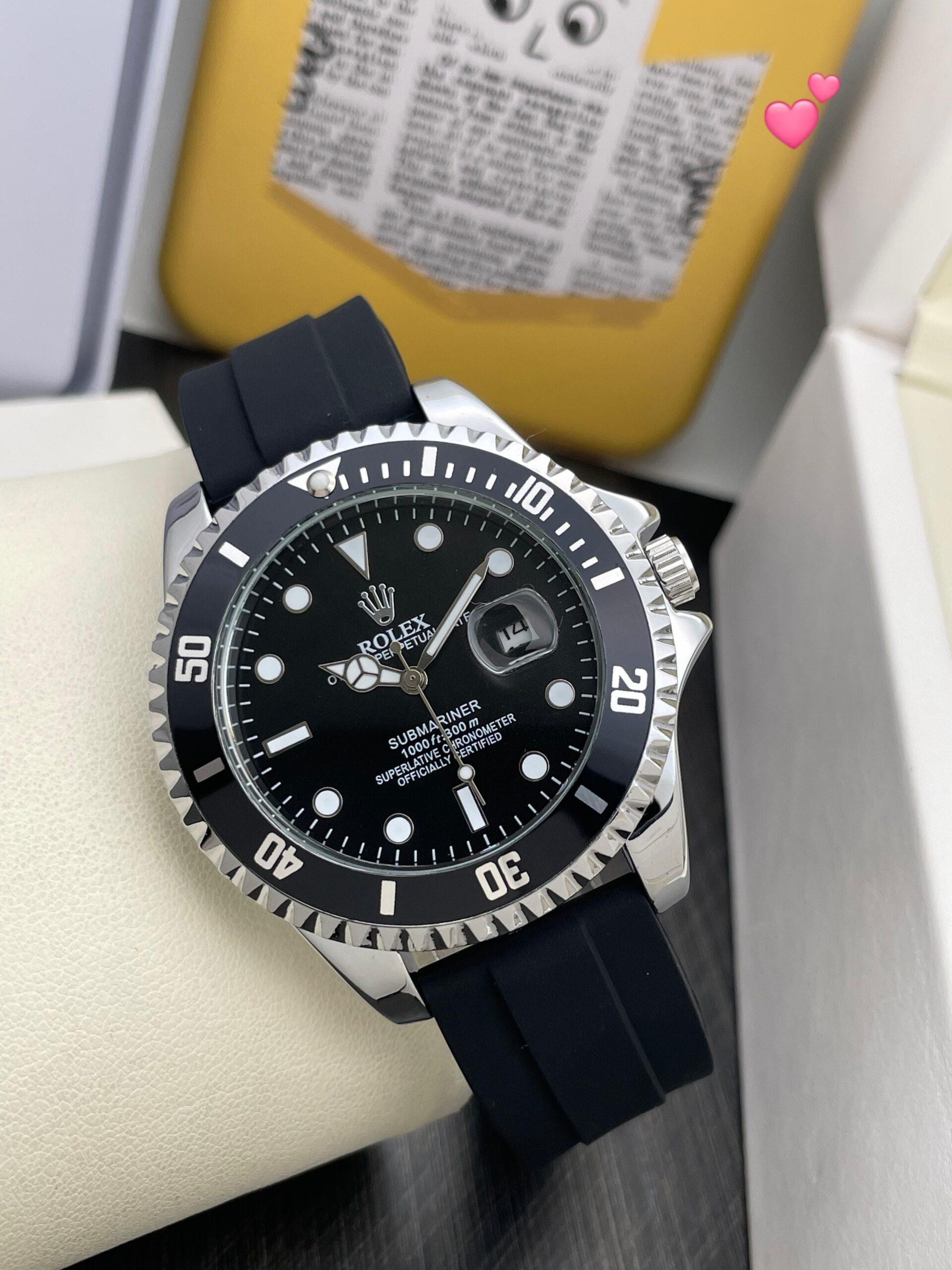 FIRST COPY Rolex Faiber belt watch for men - Image 4