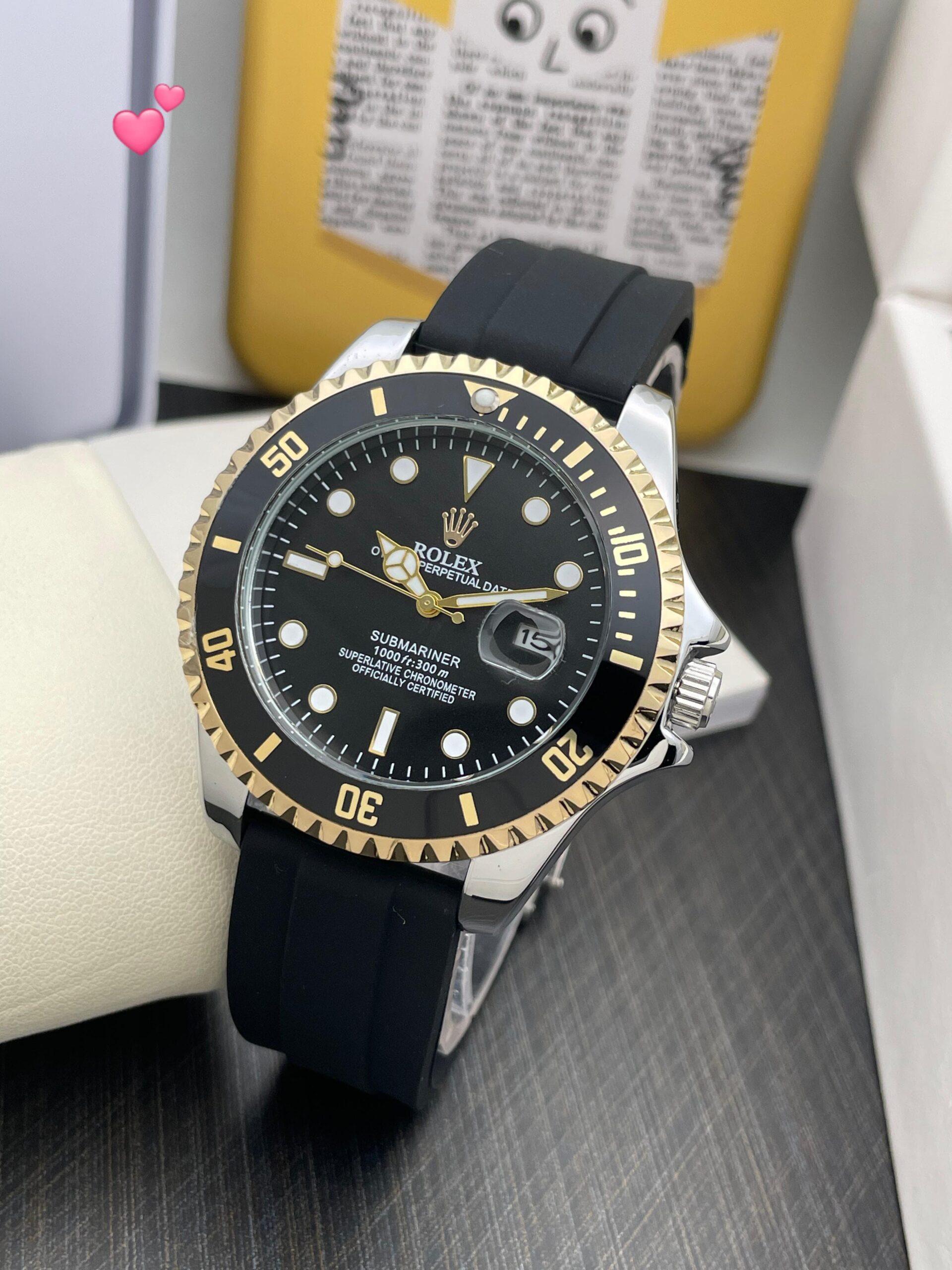 FIRST COPY Rolex Faiber belt watch for men - Image 5