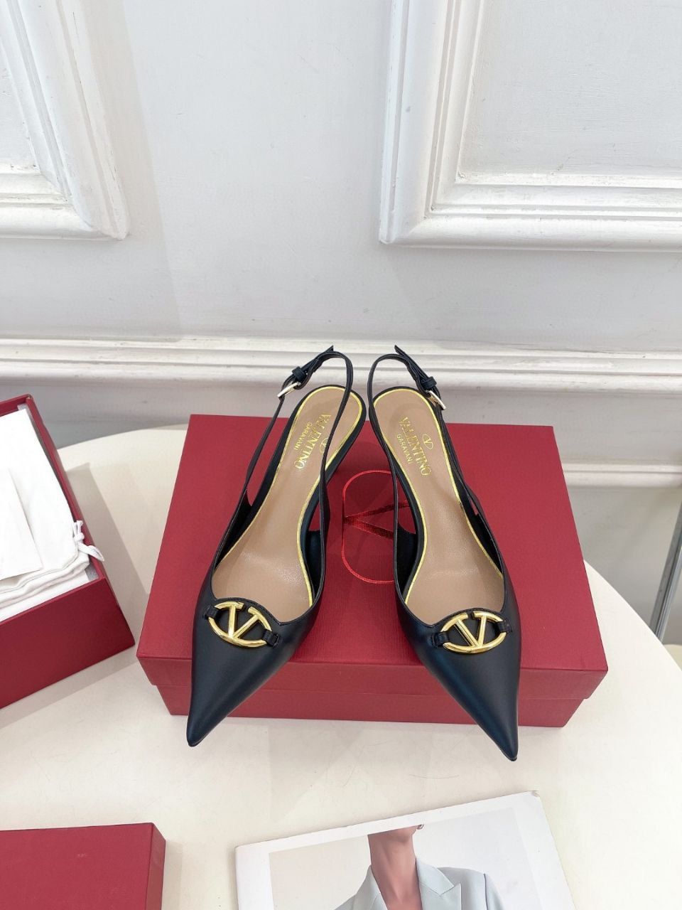 FIRST COPY VALENTINO SLINGBACK HEELS - Image 2
