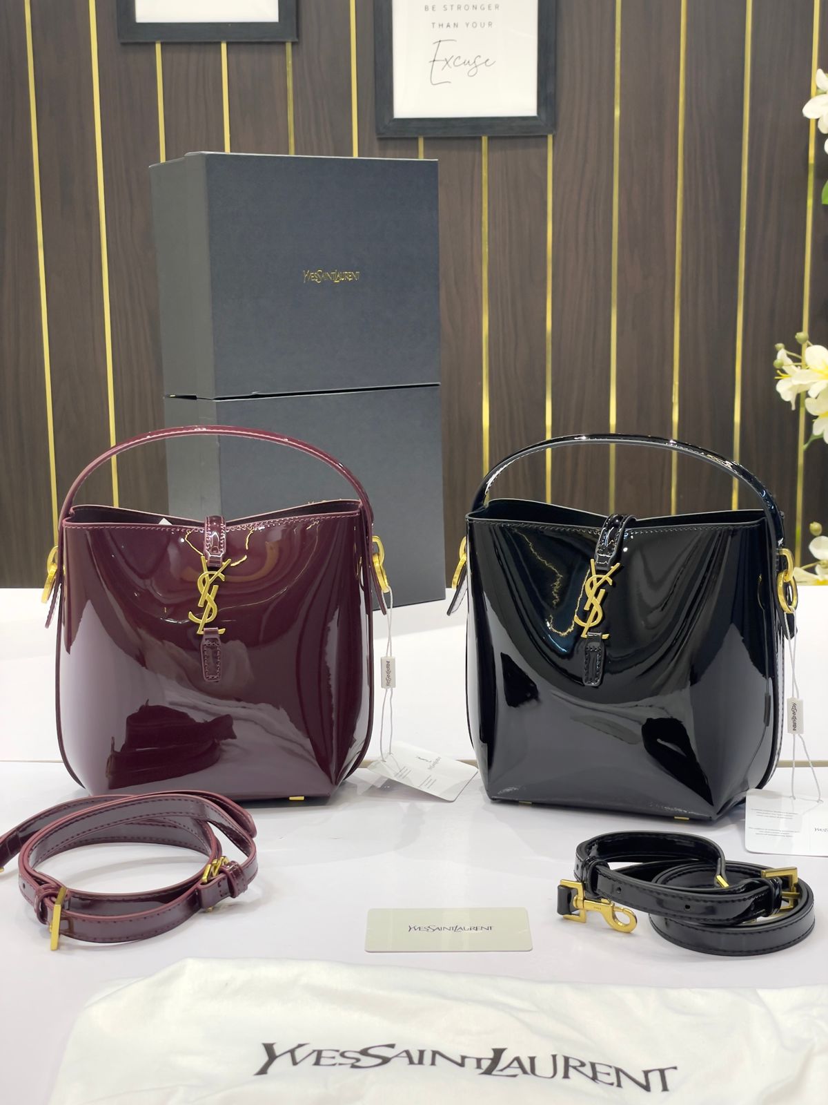 FIRST COPY YSL BUCKET BAG