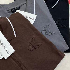 FIRST COPY calvin klien Half zipper matty fabric t-shirt