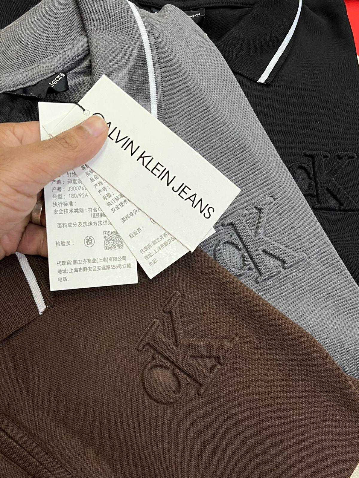 FIRST COPY calvin klien Half zipper matty fabric t-shirt - Image 4