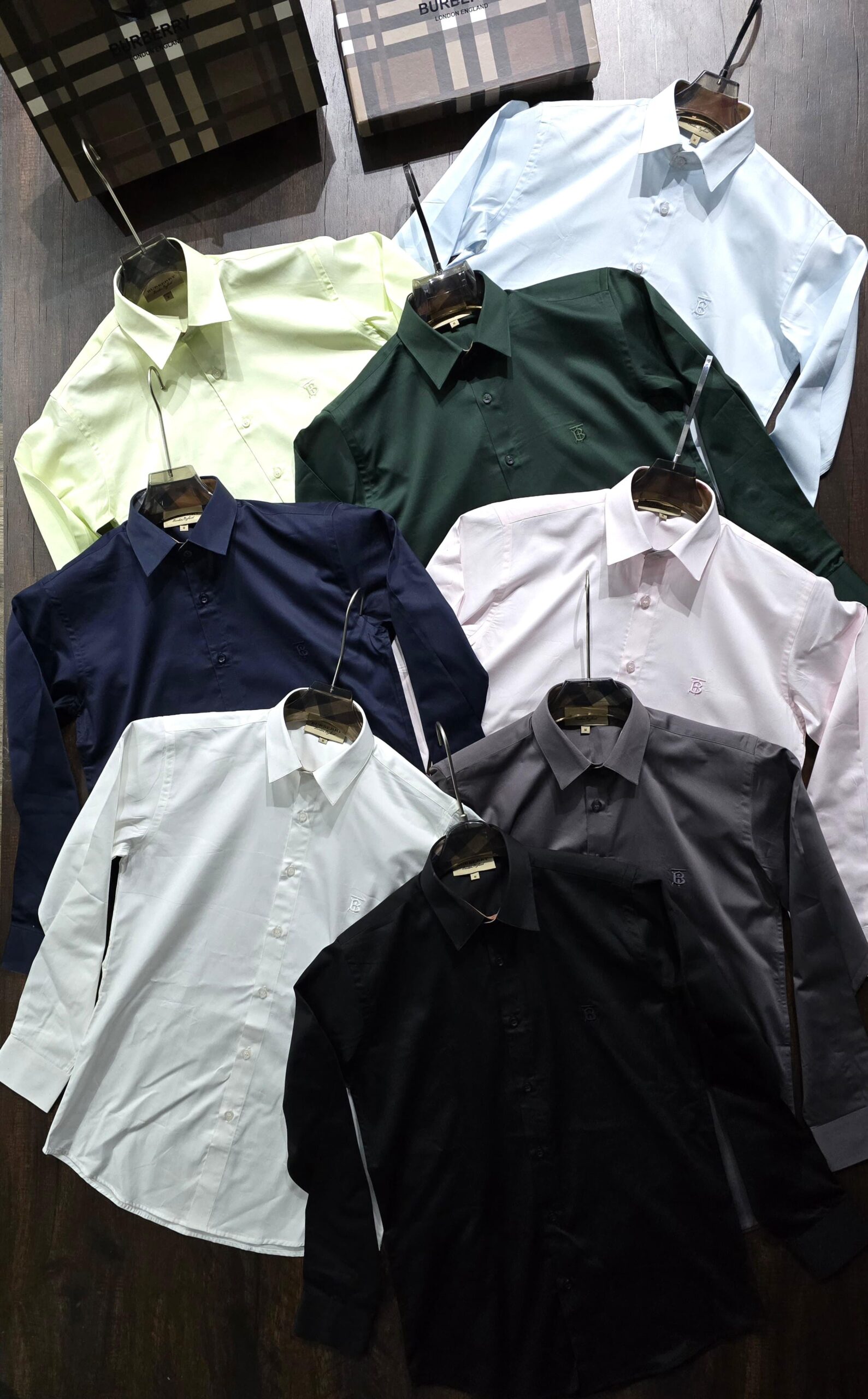 FIRST COPY BURBERRY EXCLUSIVE COTTON FABRIC SHIRTS