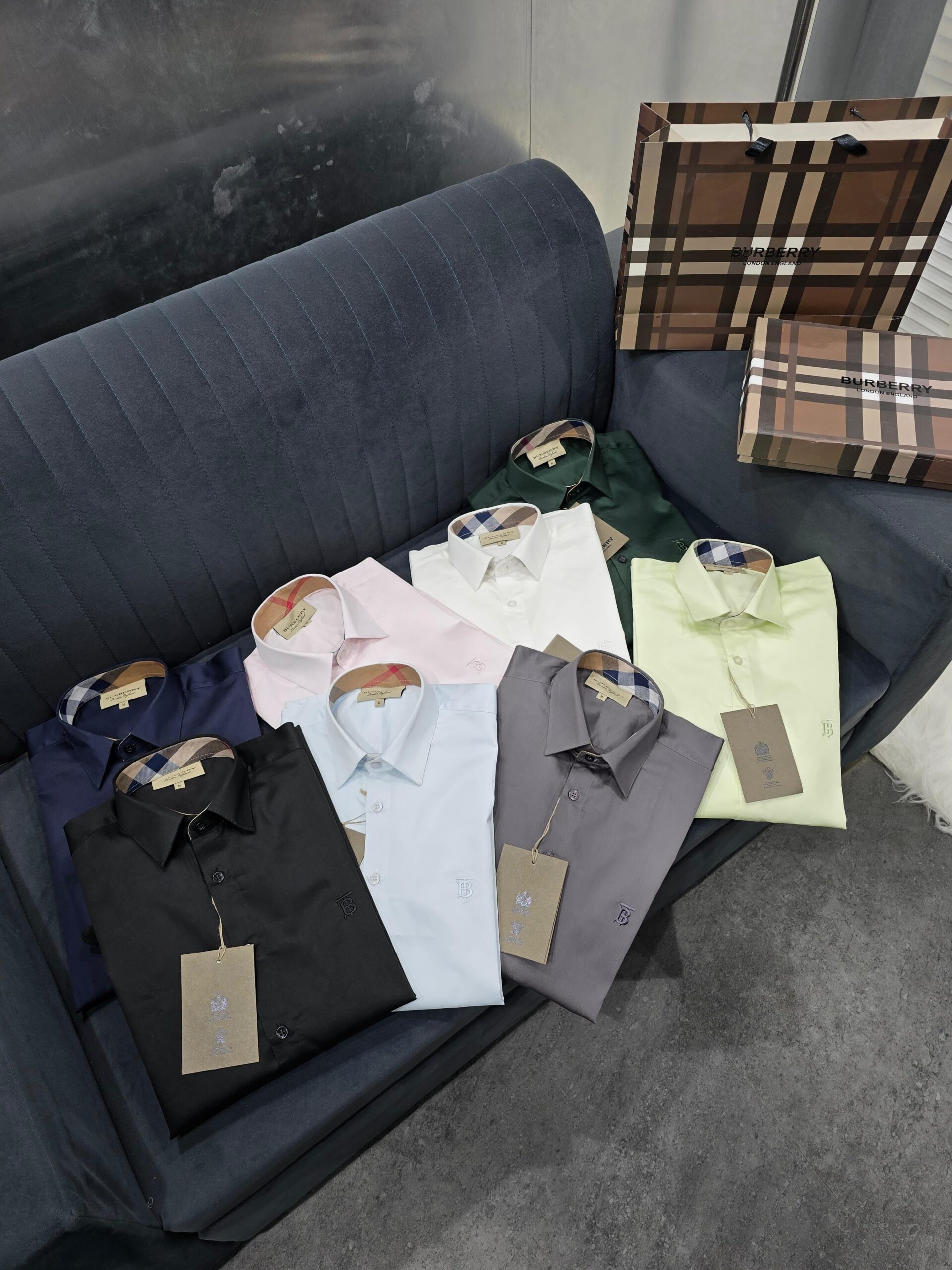 FIRST COPY BURBERRY EXCLUSIVE COTTON FABRIC SHIRTS - Image 8