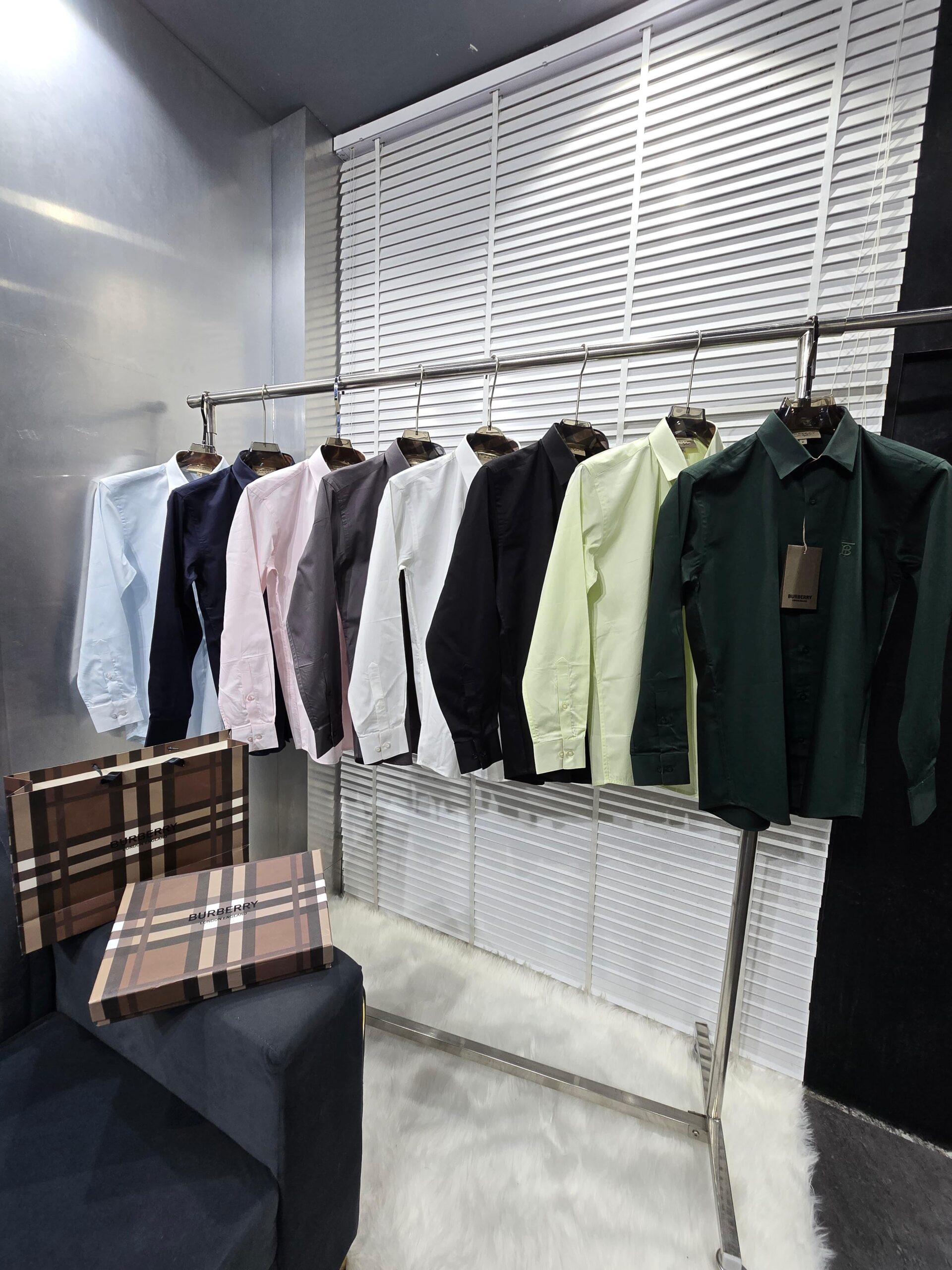 FIRST COPY BURBERRY EXCLUSIVE COTTON FABRIC SHIRTS - Image 6
