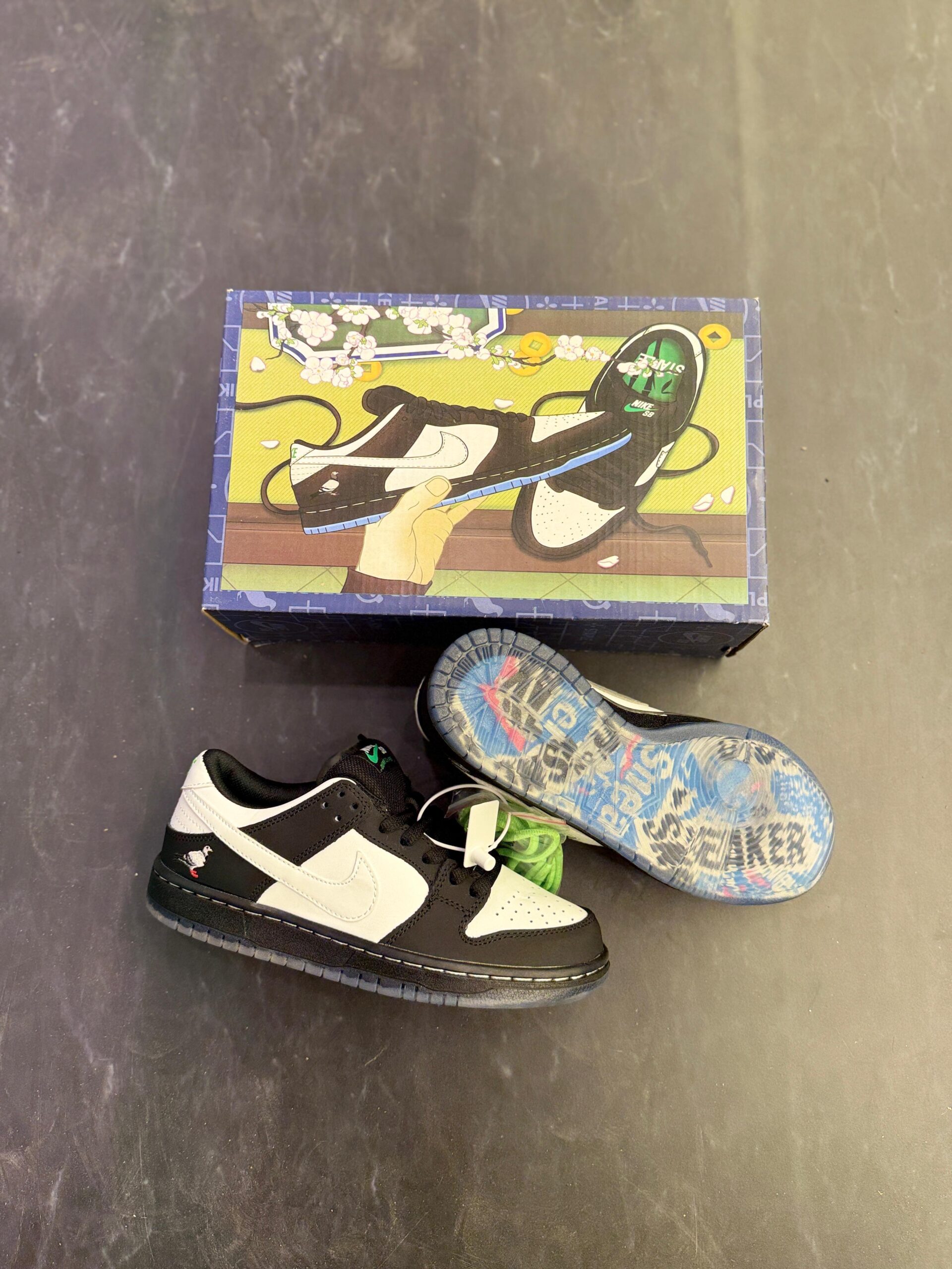 FIRST COPY NIKE SB DUNK NYC PIGEON 3 PANDA - Image 8