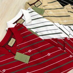 FIRST COPY GUCCI VERY PREMIUM COTTON LYCRA POLO T-SHIRT