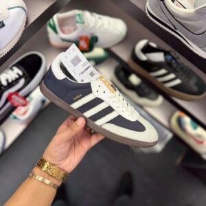 FIRST COPY ADIDAS ORIGINALS SAMBA NAVY WHITE