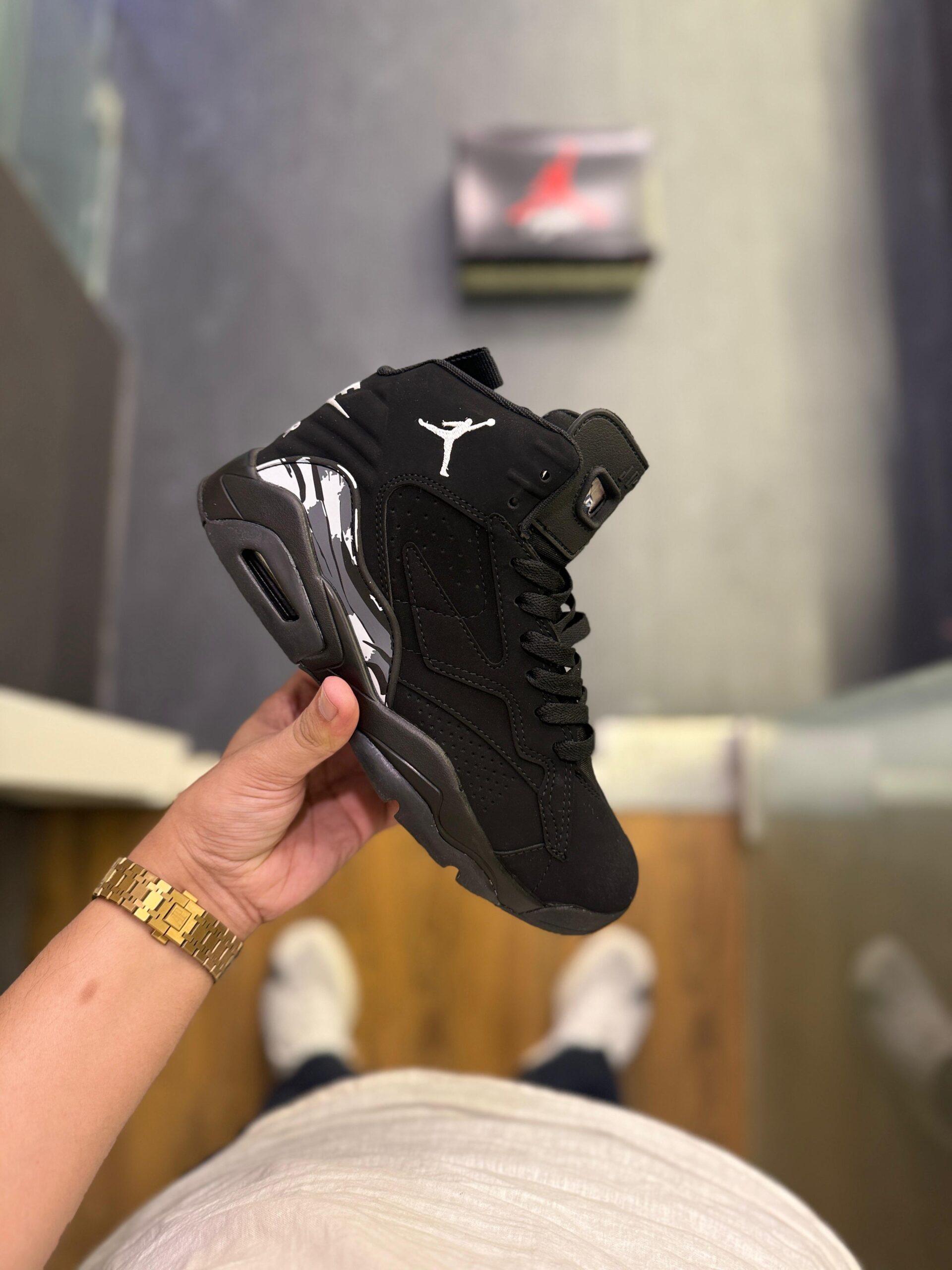 FIRST COPY AIR JORDANS 6 JUMPMAN MVP BLACK FOR MEN