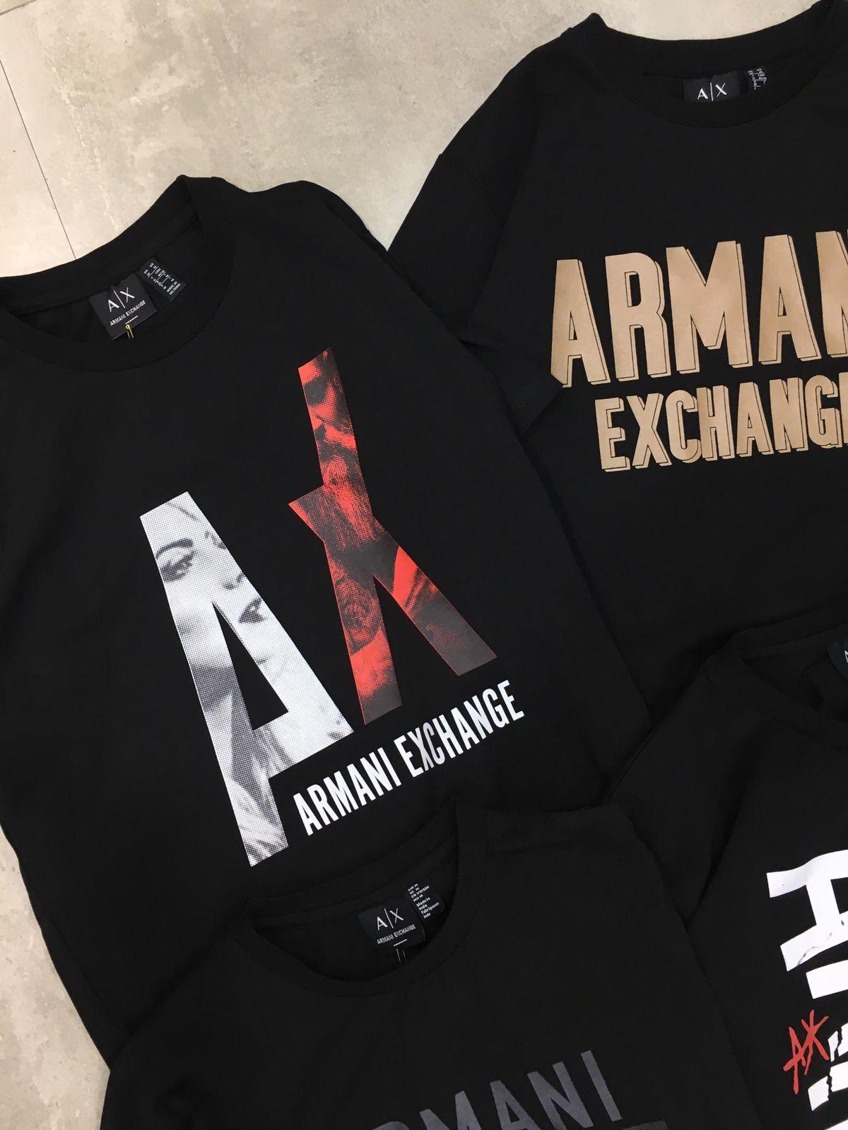 FIRST COPY ARMANI COTTON LYCRA CREW NECK T-shirts - Image 4