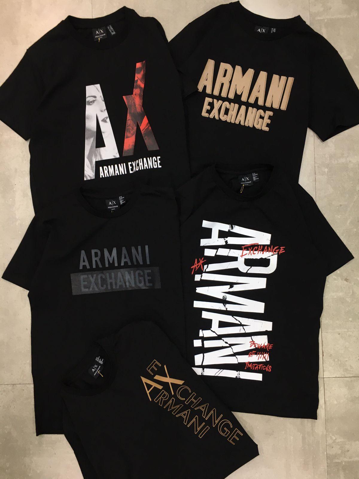 FIRST COPY ARMANI COTTON LYCRA CREW NECK T-shirts