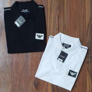 FIRST COPY ARMANI COTTON LYCRA POLOS T-SHIRT