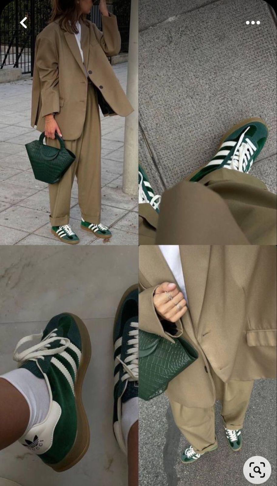 FIRST COPY Adidas Samba Og Collegiate Green For Woman - Image 2