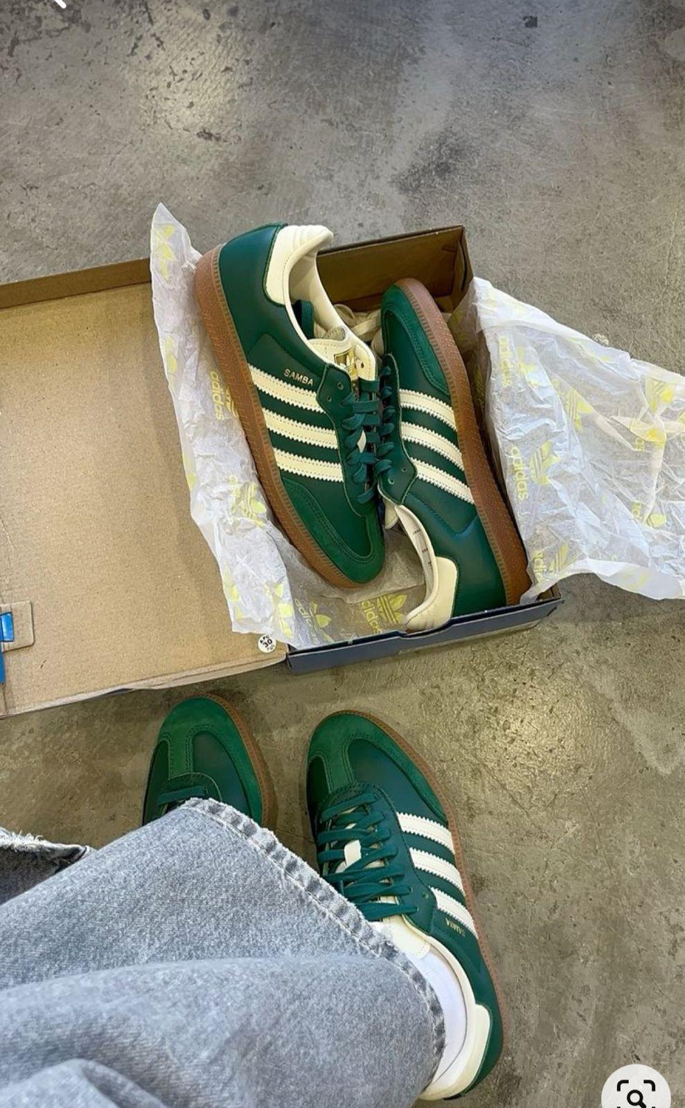 FIRST COPY Adidas Samba Og Collegiate Green For Woman - Image 4