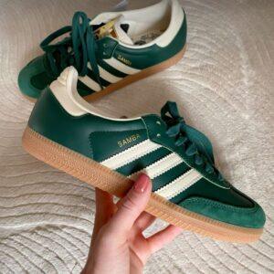 FIRST COPY Adidas Samba Og Collegiate Green For Woman