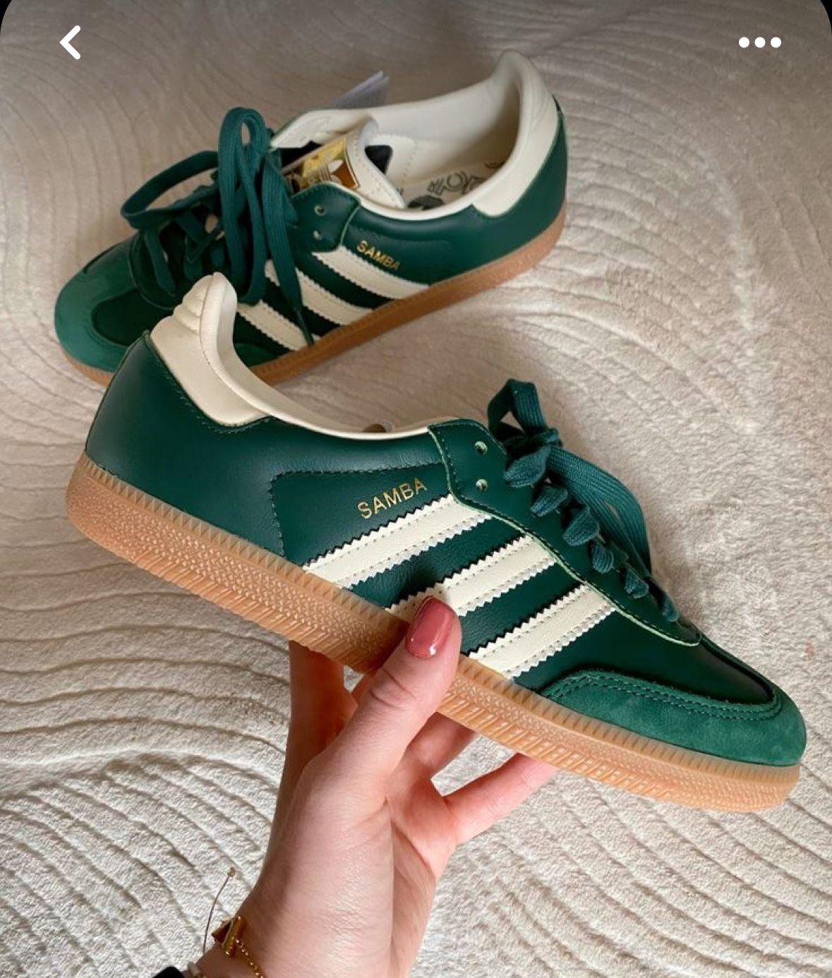 FIRST COPY Adidas Samba Og Collegiate Green For Woman