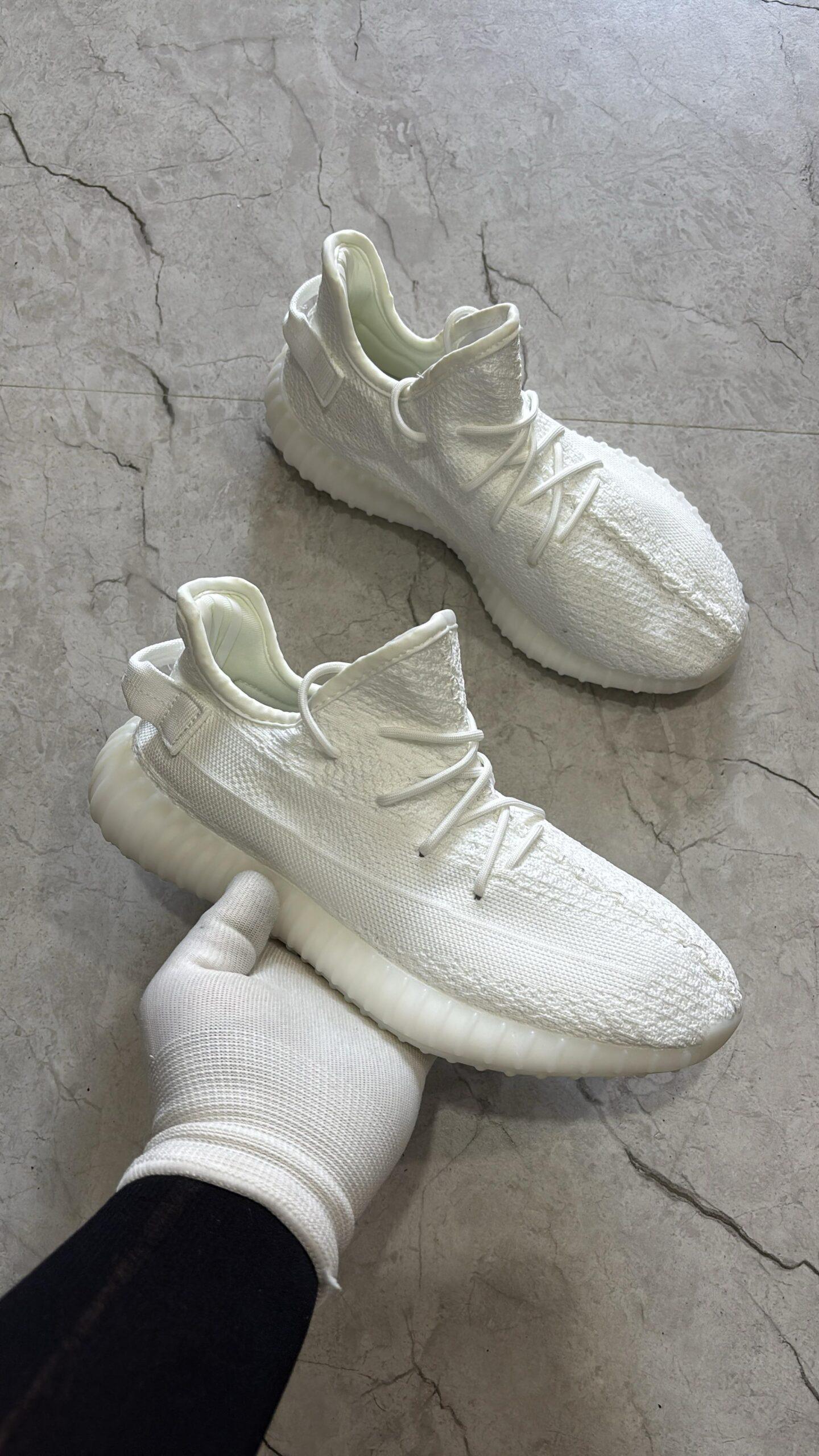 FIRST COPY Adidas v2 350 supply all white shoes for men