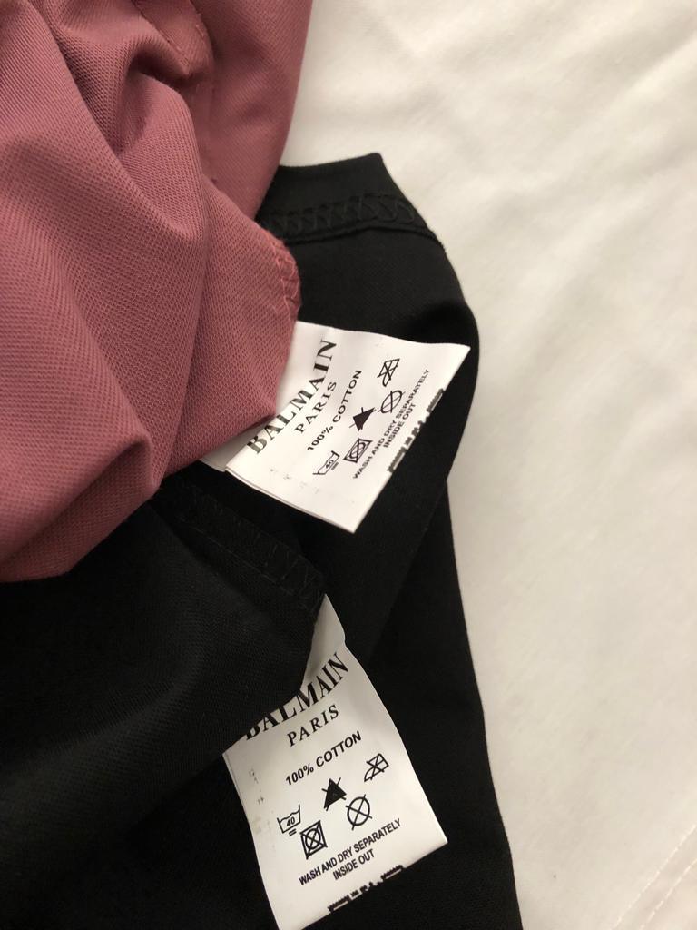 FIRST COPY BALMAIN COTTON LYCRA POLOS T-SHIRT - Image 13