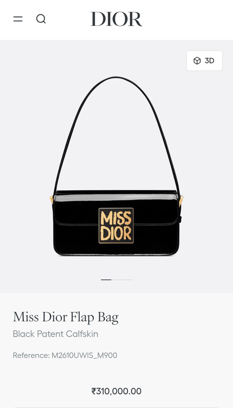 FIRST COPY CHRISTAN DIOR MISS DIOR SHOULDER BAG