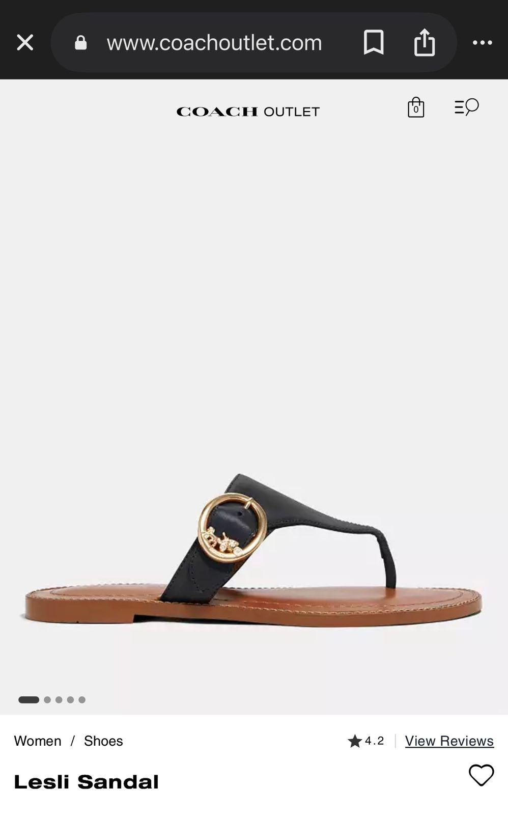 FIRST COPY COACH FLATS WITH ORIGINAL METAL FITTINGS FOR WOMAN - Image 3