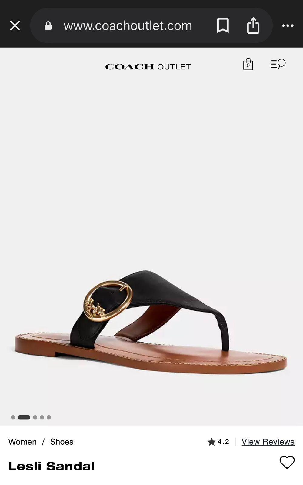 FIRST COPY COACH FLATS WITH ORIGINAL METAL FITTINGS FOR WOMAN - Image 4