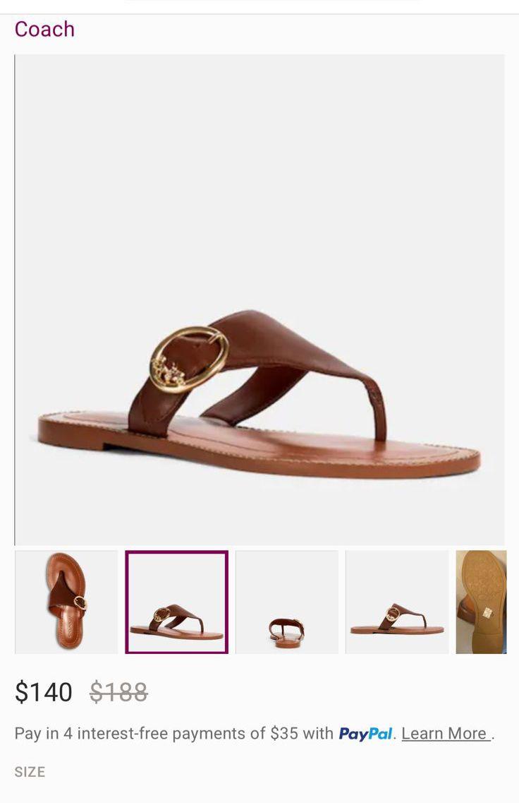 FIRST COPY COACH FLATS WITH ORIGINAL METAL FITTINGS FOR WOMAN